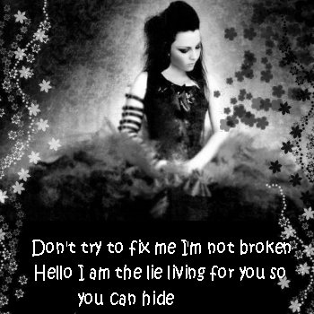 Don't try to fix me, I'm not broken