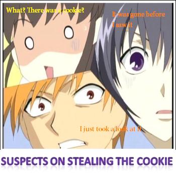 suspects of stealing cookies