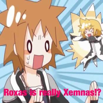 Sora And Roxas. Sora is surprise of Roxas