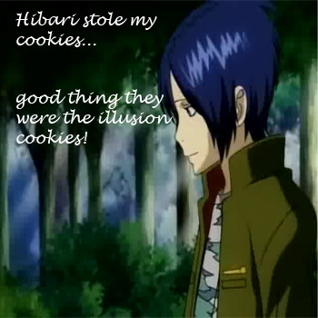 Hibari stole Mukuros Cookies