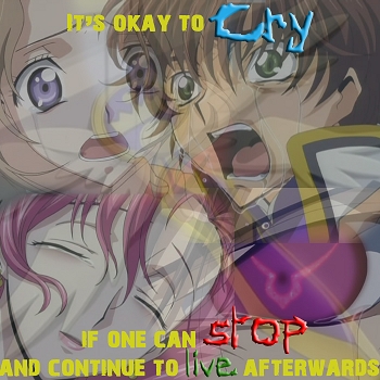 it's okay to cry.....