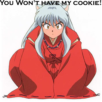 InuYasha guards cookie