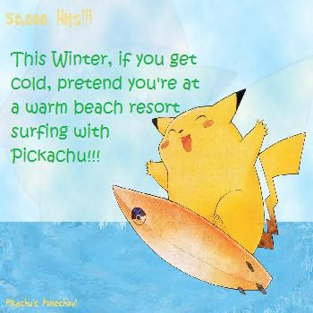 Surf with Pikachu!