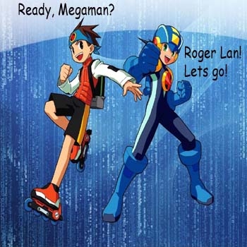 Megaman and Lan!