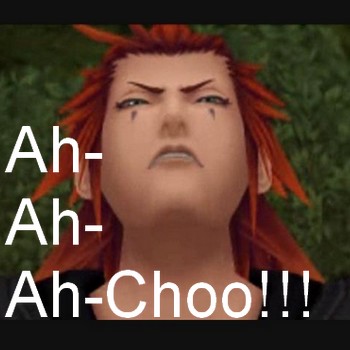 Axel Needs to Sneeze...