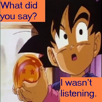 Goku says What?
