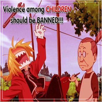 violence is a no-no