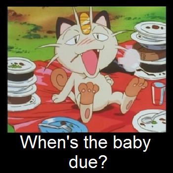 meowth is pregnant!?!?