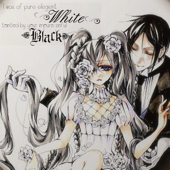 Pure white, tainted Black