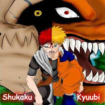 Shukaku VS Kyuubi