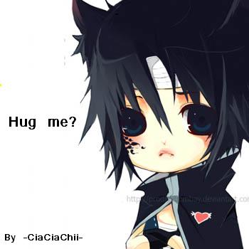 Hug Chibi Sasuke