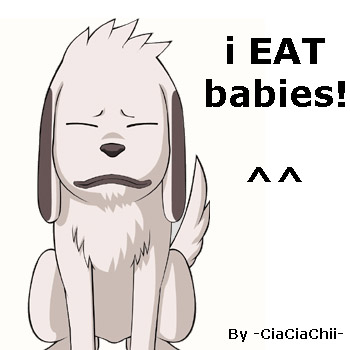 Akamaru EAT...