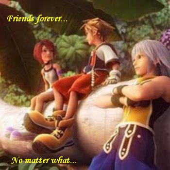Sora, Kairi and Riku- Friends Forever.