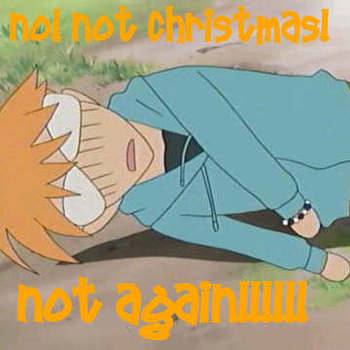 Kyo does not like christmas...