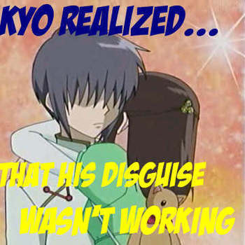 Kyo's disguise...
