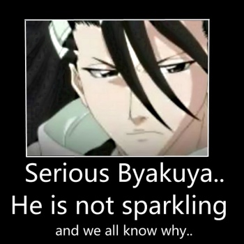 Serious Byakuya