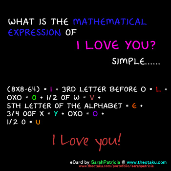 Mathematical expression of love