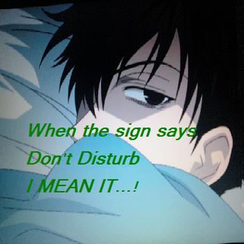 Don't Disturb