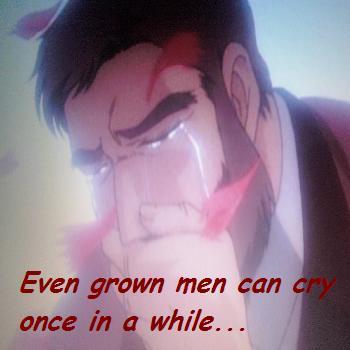 Even grown men cry