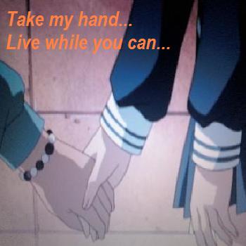 Take my hand....
