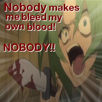 Mion's blood.