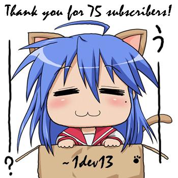 Thank you for 75 subscribers~