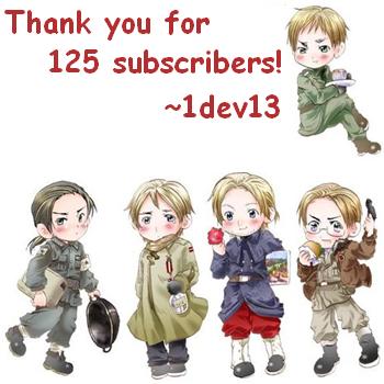 Thank you for 125 subscribers! ^-^