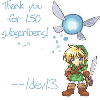 Thank you for 150 subscribers! ^-^