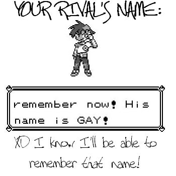 Your rival's name is...