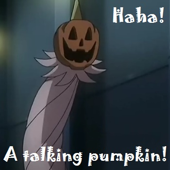 Talking pumpkin