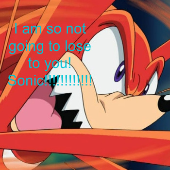 Knuckles does his Naruto impression