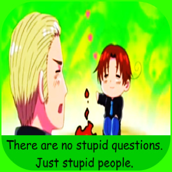 stupid questions and stupid people