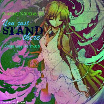Stand there
