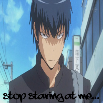 stop staring