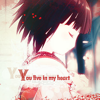 You live in my heart