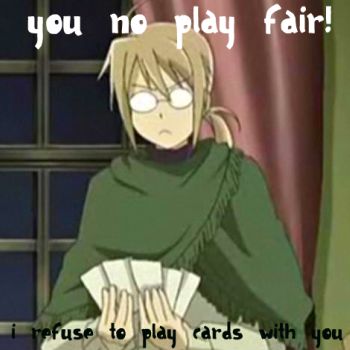 You No Play Fair ;[