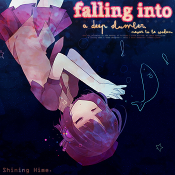 Falling into...