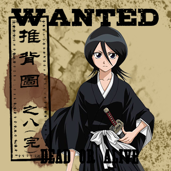 Bleach Wanted Poster Rukia