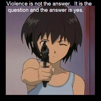 Violence Is Not The Answer